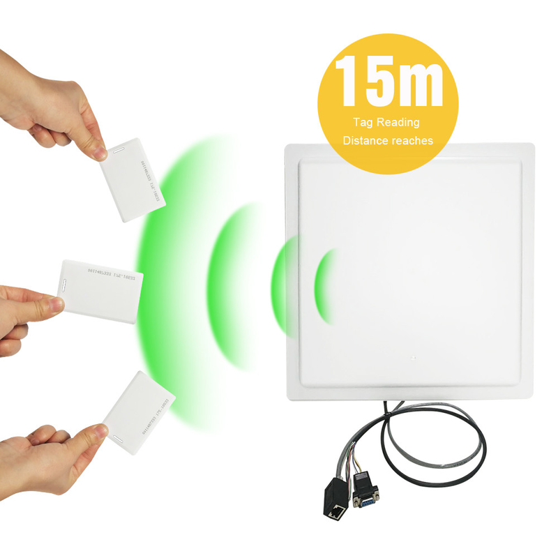 Otopark Yönetimi için Linux IP67 15m Uzun Menzilli UHF RFID Okuyucu USB TCP WIFI