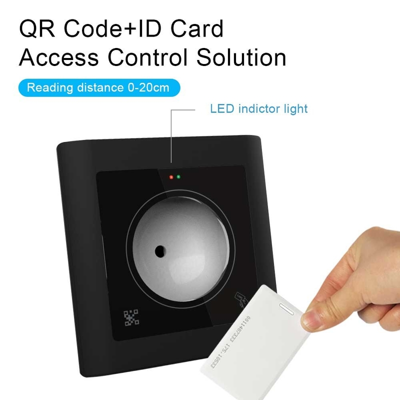 Wiegand Çıkışı RS484 NFC 13.56Mhz IC RFID Kart Erişim Kontrolü Kart Okuyucu QR Kod Tarayıcı