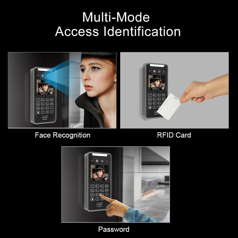 TCP / IP Wifi RFID AI Yüz Tanıma Biyometrik Erişim Kontrol Ürünleri Bulut Tabanlı