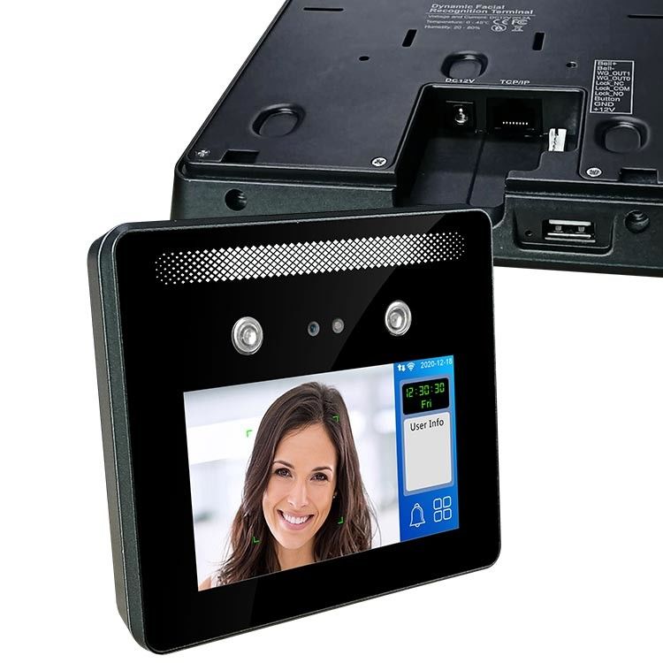 QR Tarayıcı Akıllı Dinamik HD TFT 5 İnç Yüz Tanıma Makineleri