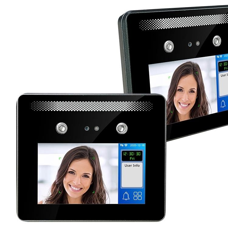 QR Tarayıcı Akıllı Dinamik HD TFT 5 İnç Yüz Tanıma Makineleri