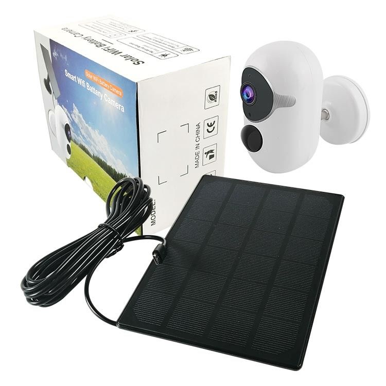 Düşük Güç Tüketimi ile IP66 Solar Akıllı Ev Güvenlik Mini WiFi Kamera