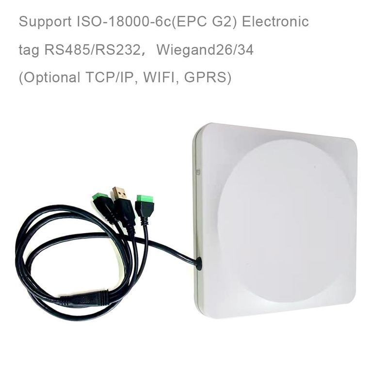 Erişim Kontrolü Yönetimi Takibi için UHF Uzun Menzilli RFID Okuyucu PVC PC