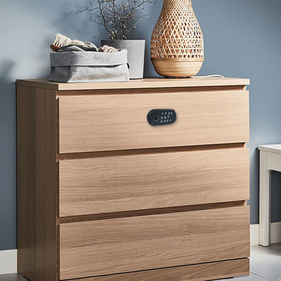 Kabine Çekmece için Elektrikli Tuya Akıllı Kilit RFID Kart Şifre Biyometrik Parmak İzi