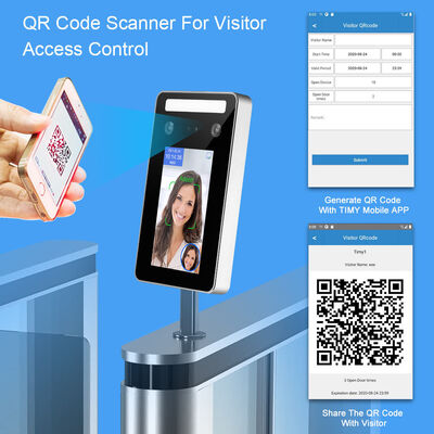 Su geçirmez yapay zekâ dinamik yüz tanıma terminali RFID kart tanıma ile ücretsiz yazılım mobil APP