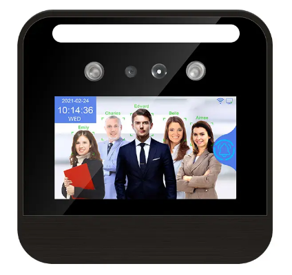 AI tabanlı Akıllı RFID Kartı Zaman Katılım Yüz Erişim Kontrol Makinesi WiFi / 4G Modülü ile