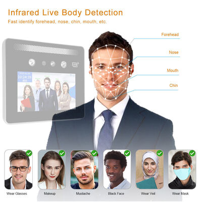 Smart AI Facial Recognit Device Time Attendance and Security Access Control System Biometric AI Face Recognition Device