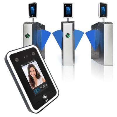 4.3 İnç Dokunmatik Ekranlı RoHS Yüz Tanıma Erişim Kontrol Sistemi