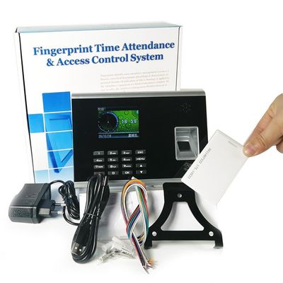 Ofis Çalışanı Tuş Takımı 9V Parmak İzi Katılım Makinesi