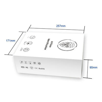 Dış Mekan Görünür Işık Canlı Yüz Tanıma Katılım Makinesi Erişim Kontrolü Okuyucu
