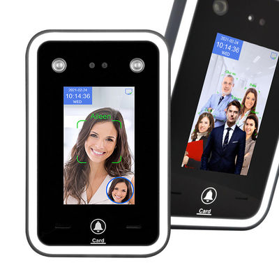 Akıllı AI 4.3 İnç Biyometrik Yüz Algılama Erişim Kontrol Sistemi Katılım Makinesi