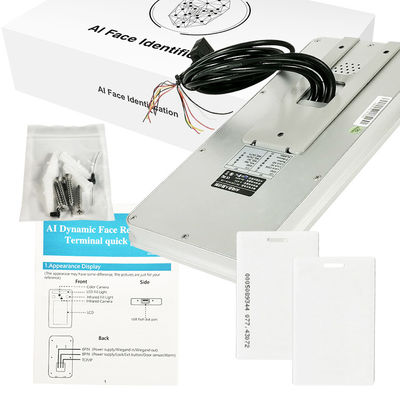 Turnike için Wiegand 26/34 Biyometrik Yüz Tanıma Erişim Kontrolü