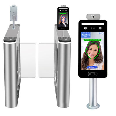 8 İnç Yüz Tanıma Erişim Kontrol Sistemi Vücut Sıcaklığı Algılama Ölçümü