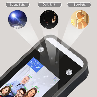 AI06 Yüz Tanıma Katılım Makinesi Kart Okuyucu Wiegand Zaman Saat Sistemi