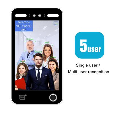 Katılım için Biyometrik Parmak İzi AI Yüz Tanıma Erişim Kontrol Sistemi