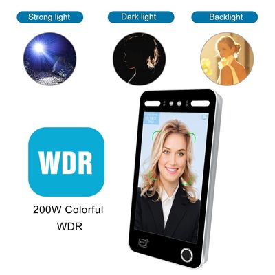 Katılım için Biyometrik Parmak İzi AI Yüz Tanıma Erişim Kontrol Sistemi