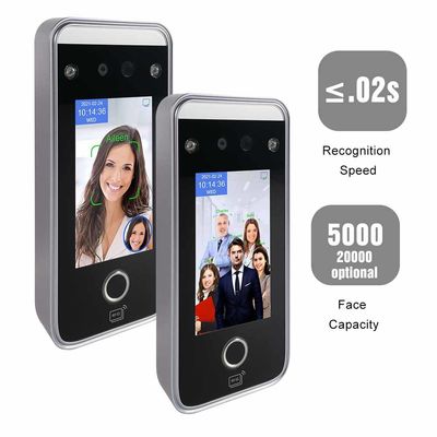 Uzun Stand Biyometrik Zaman Devamlılık Makinesi IC Kart Parmak İzi RS485